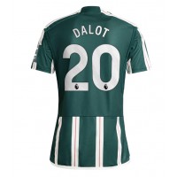 Dres Manchester United Diogo Dalot #20 Preč 2023-24 Krátky Rukáv